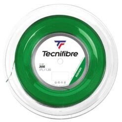 TECNIFIBRE Cordage De Squash 305 Vert 200m Bobine 1,20mm