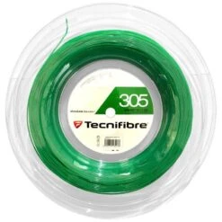 TECNIFIBRE Cordage De Squash 305 Vert 200m Bobine 1,30mm