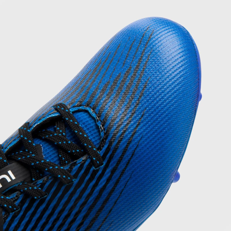 CRAMPONS DE RUGBY MOULĂES TERRAIN SEC HOMME/FEMME - SCORE R500 FG BLEU NOIR â Image 5