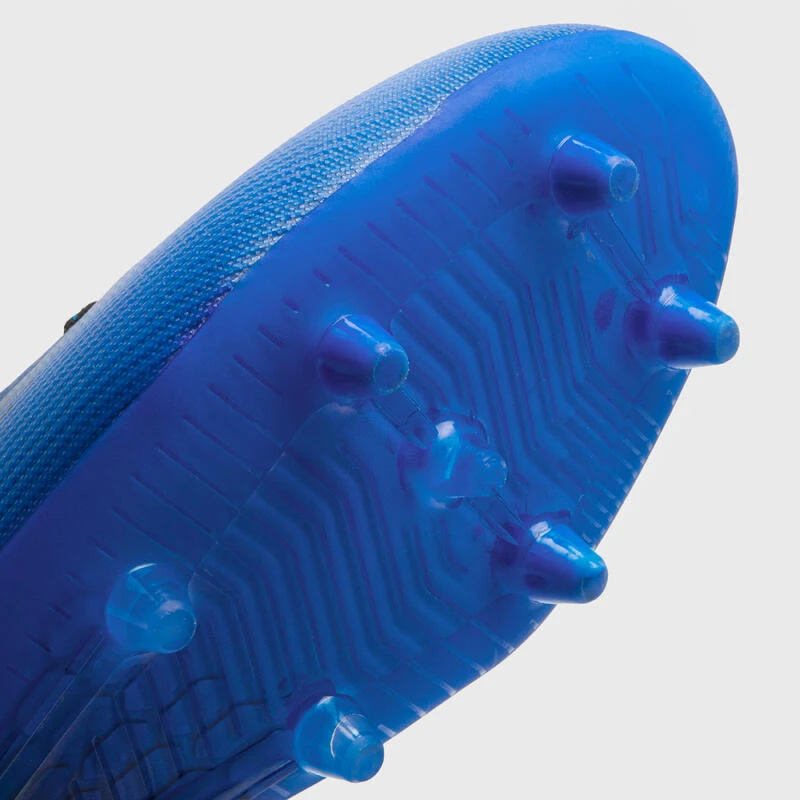 CRAMPONS DE RUGBY MOULĂES TERRAIN SEC HOMME/FEMME - SCORE R500 FG BLEU NOIR â Image 6