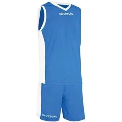 Ensemble De Basketball - Givova - Homme - Bleu Et Blanc