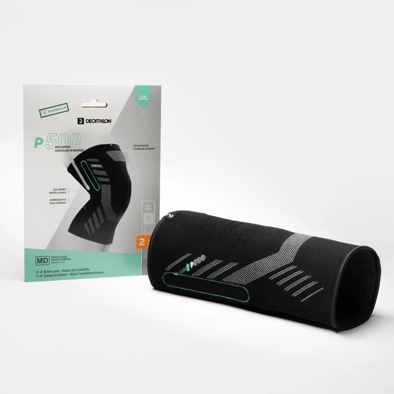 GenouillĂšre De Maintien Proprioceptif Gauche/droite Adulte - Prevent 500 Noir â Image 3