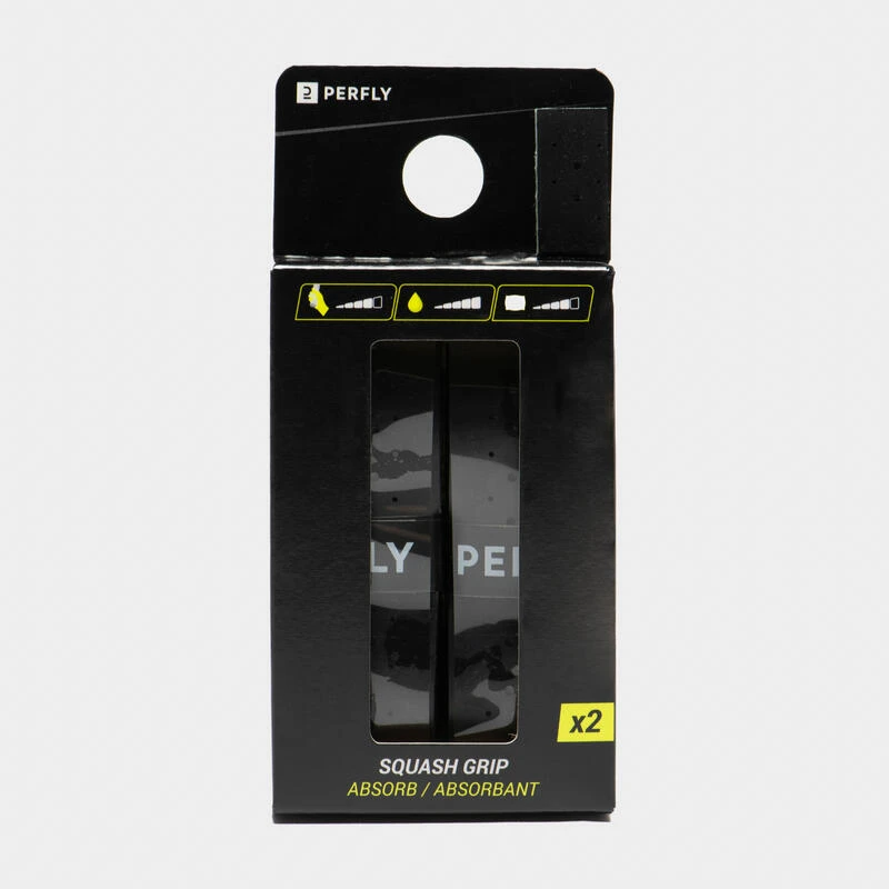 GRIP DE SQUASH ABSORB X2 Noir â Image 2
