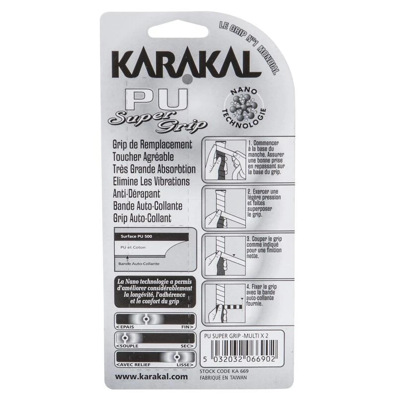 KARAKAL Grip De Squash SUPER PU GRIP X2 â Image 3