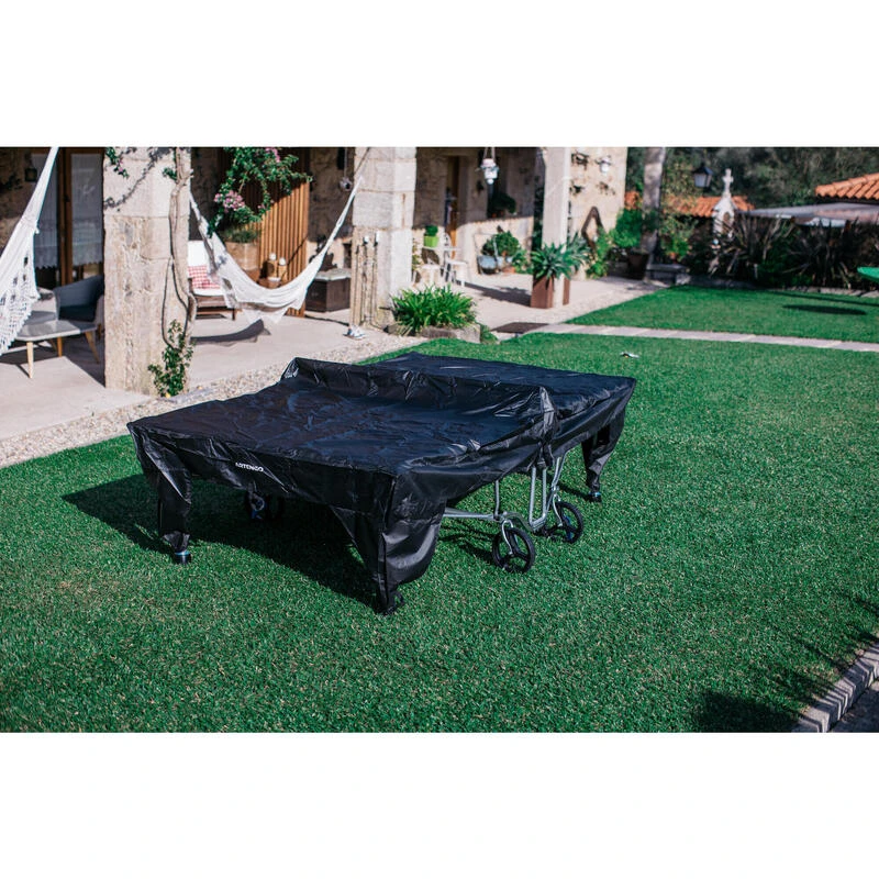 HOUSSE DE TABLE DE PING PONG POUR TABLE OUVERTE NOIRE â Image 3