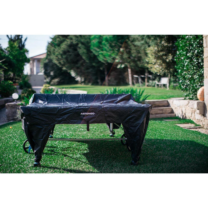 HOUSSE DE TABLE DE PING PONG POUR TABLE OUVERTE NOIRE â Image 4