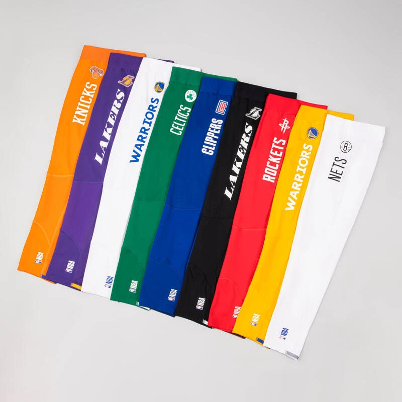 Legging 3/4 De Basketball NBA Los Angeles Lakers Adulte - 500 Noir â Image 6