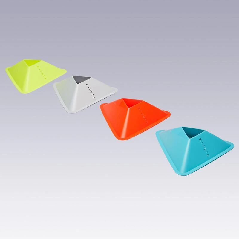 Kipsta Lot De 40 Coupelles Essential 4 Couleurs (jaune, Orange, Gris, Bleu) â Image 3