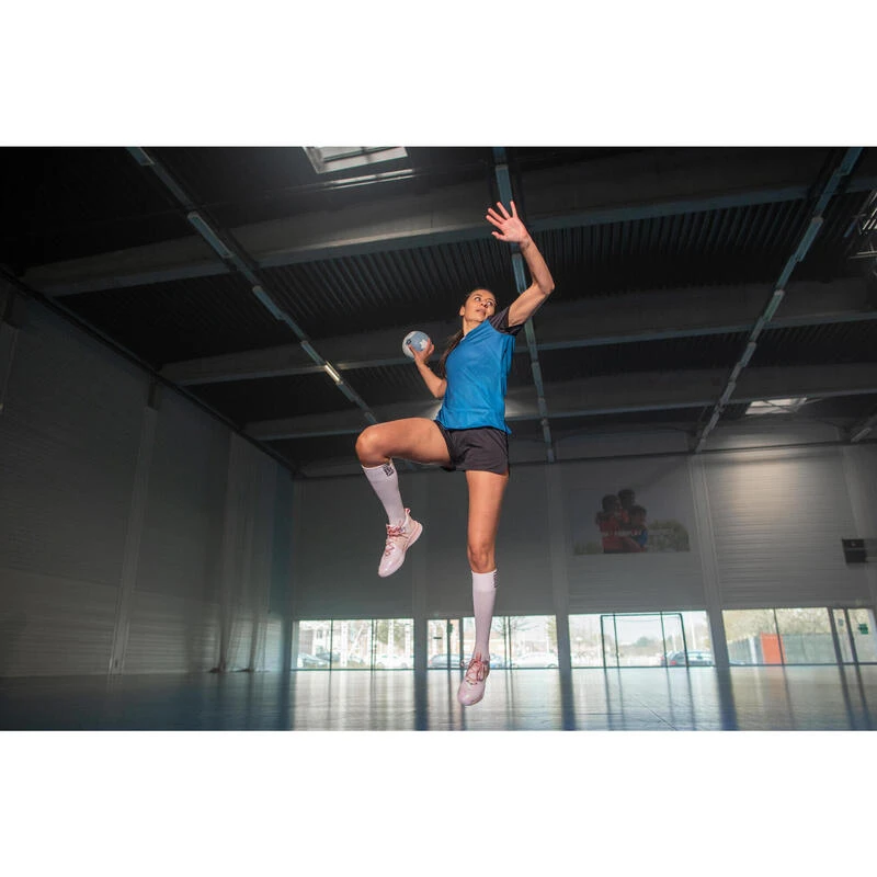 Maillot Manches Courtes De Handball Femme - H500 Bleu Noir â Image 4