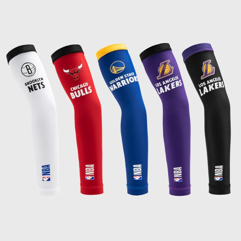 Manchon Basketball NBA Brooklyn Nets Enfant - E500 Blanc â Image 4