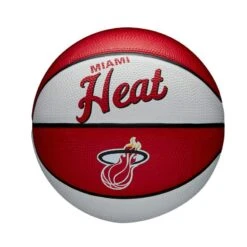 Mini Ballon De Basketball Wilson NBA Team Retro - Miami Heat