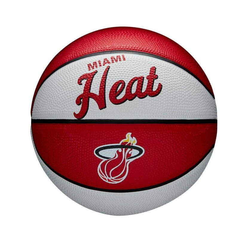 Mini Ballon De Basketball Wilson NBA Team Retro - Miami Heat
