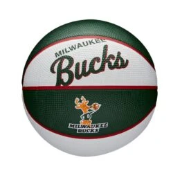 Mini Ballon De Basketball Wilson NBA Team Retro – Milwaukee Bucks