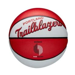 Mini Ballon De Basketball Wilson NBA Team Retro – Portland Blazers