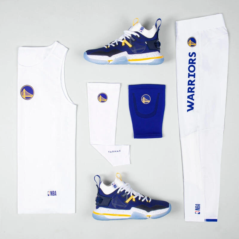 MolletiĂšre De Maintien Gauche/droite Adulte NBA Warriors - Soft 300 Bleu â Image 6