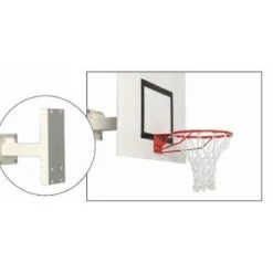 Panneau De Basket Pour Fixation Murale - A La Maison Ou Dans Le Gymnase !