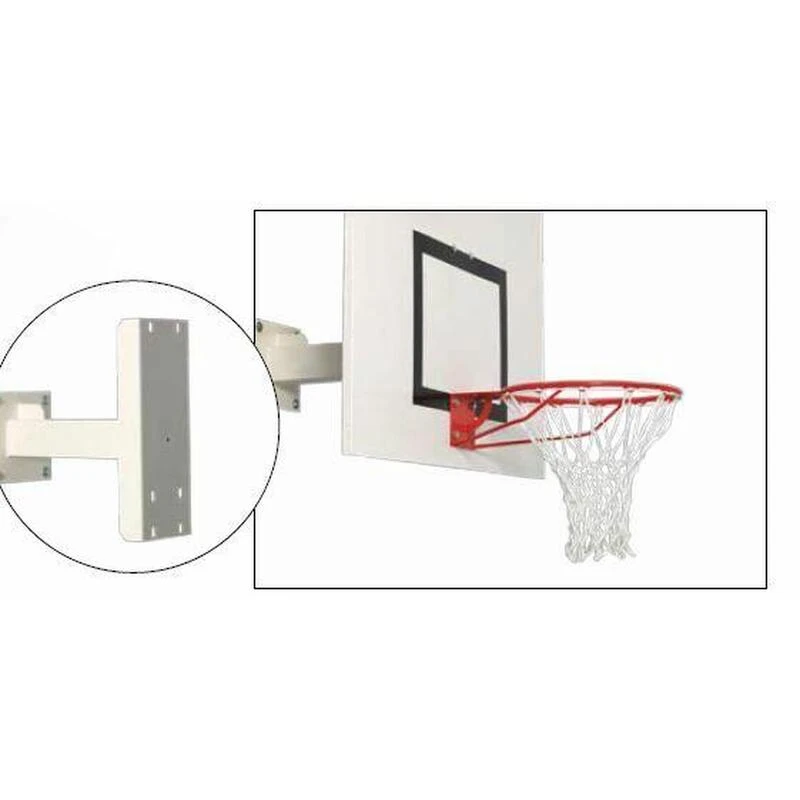 Panneau De Basket Pour Fixation Murale - A La Maison Ou Dans Le Gymnase !