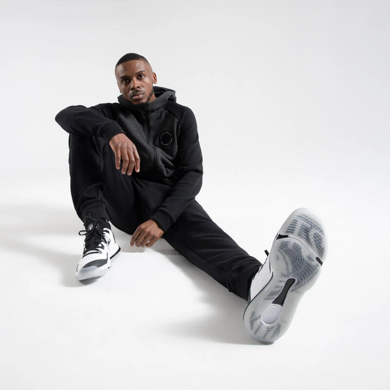 PANTALON BASKETBALL SURVETEMENT HOMME - P500 GRIS â Image 5