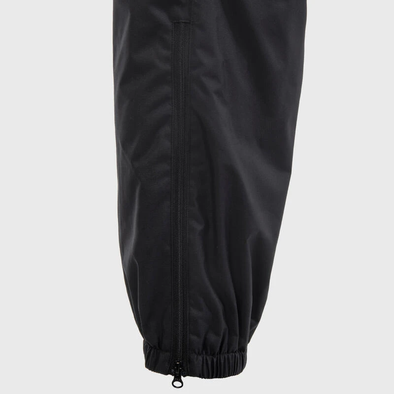 PANTALON DE PLUIE IMPERMĂABLE DE RUGBY ADULTE - R500 NOIR â Image 3