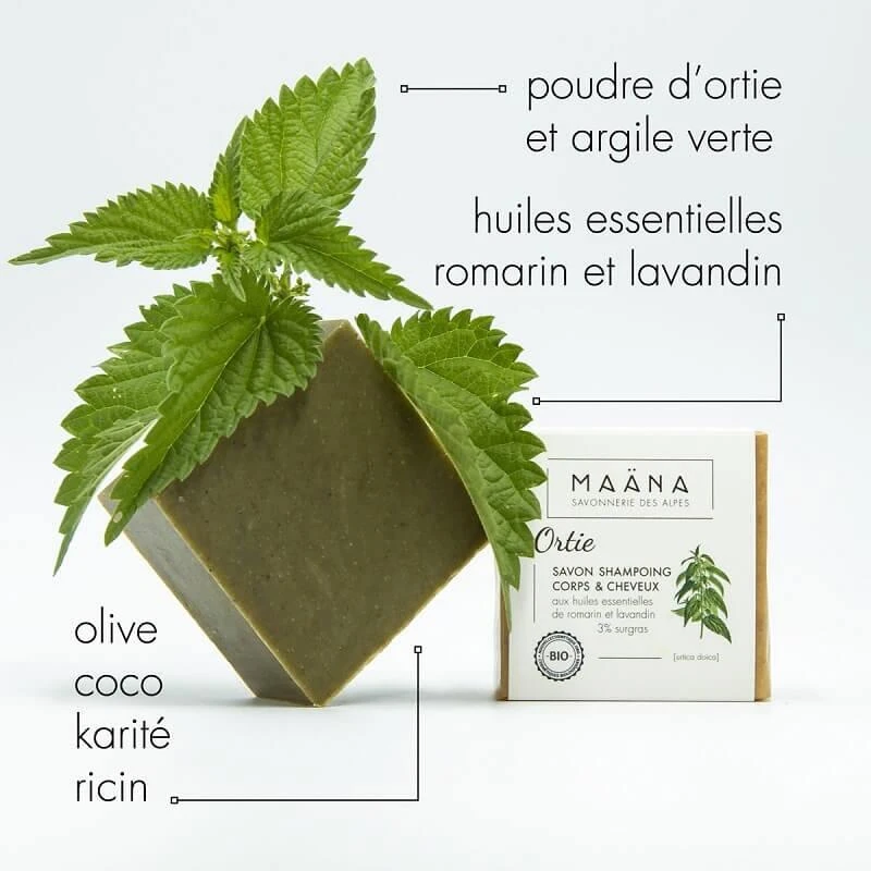 Parapharmacie Savon Shampooing MaĂ€na Ortie â Image 2