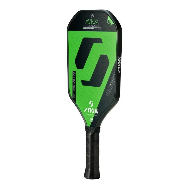 Stiga Pickleball Paddle Aviox Fiber Poly Pro Green â Image 3