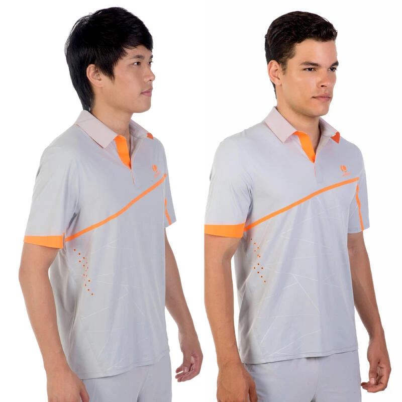 Artengo POLO HOMME 990 GRIS TENNIS BADMINTON PADEL PING PONG SQUASH â Image 3