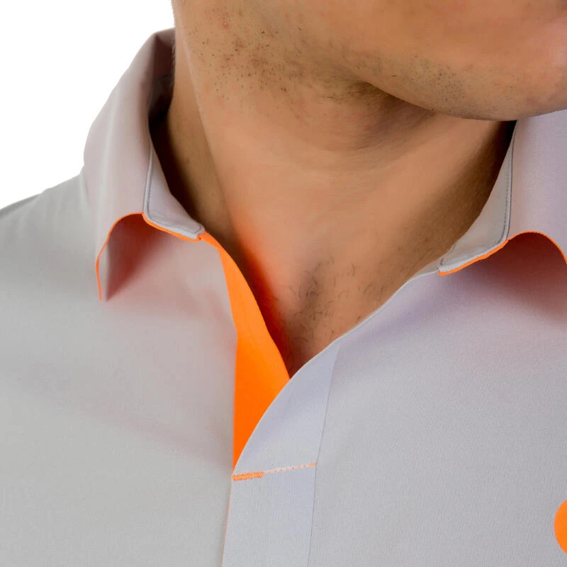 Artengo POLO HOMME 990 GRIS TENNIS BADMINTON PADEL PING PONG SQUASH â Image 7