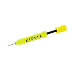 Kipsta Pompe Double Action Jaune Noir