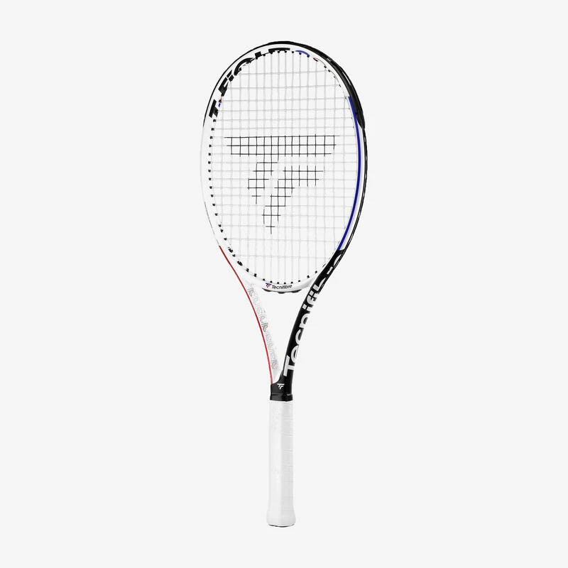 RAQUETTE DE TENNIS ADULTE - TECNIFIBRE TFIGHT RS 300 BLANCHE NOIRE NON CORDEE