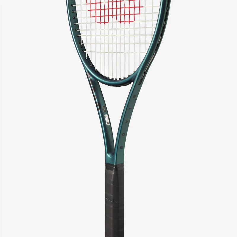 Raquette De Tennis Adulte - Wilson BLADE 98 16x19 V9 Vert 305g Non CordĂ©e â Image 5