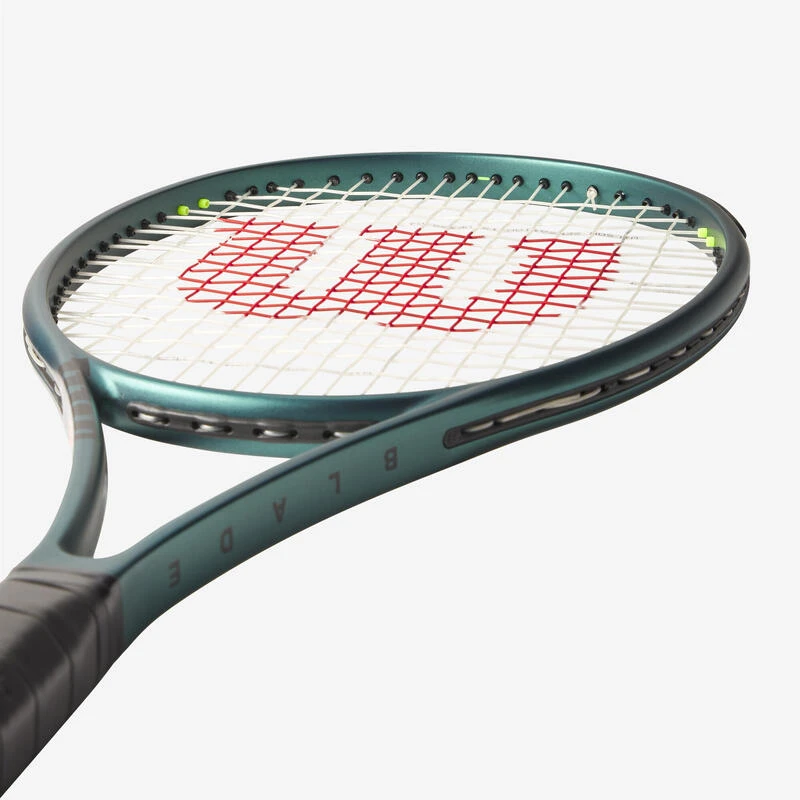 Raquette De Tennis Adulte - Wilson BLADE 98 16x19 V9 Vert 305g Non CordĂ©e â Image 6
