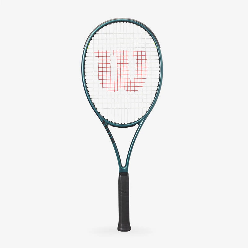 Raquette De Tennis Adulte - Wilson BLADE 98 16x19 V9 Vert 305g Non Cordée