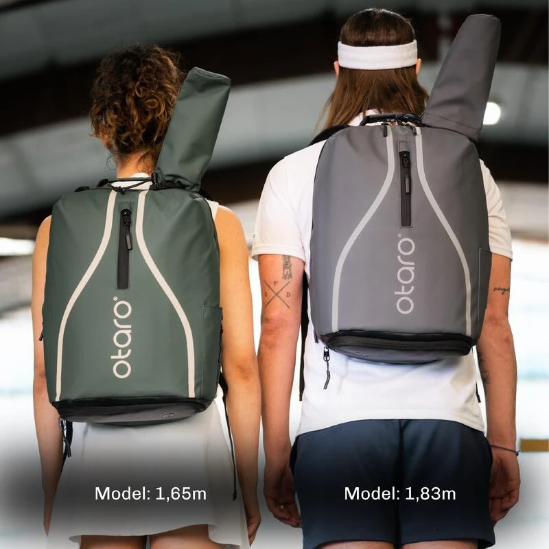 Sac Ă Dos Tennis Avec Compartiment Pour 1-2 Raquettes | 32L - Vert Wimbledon â Image 2