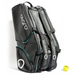 Sac De Tennis Avec Compartiment Ă Chaussures Pour 4-8 Raquettes | 82L Noir Bleu