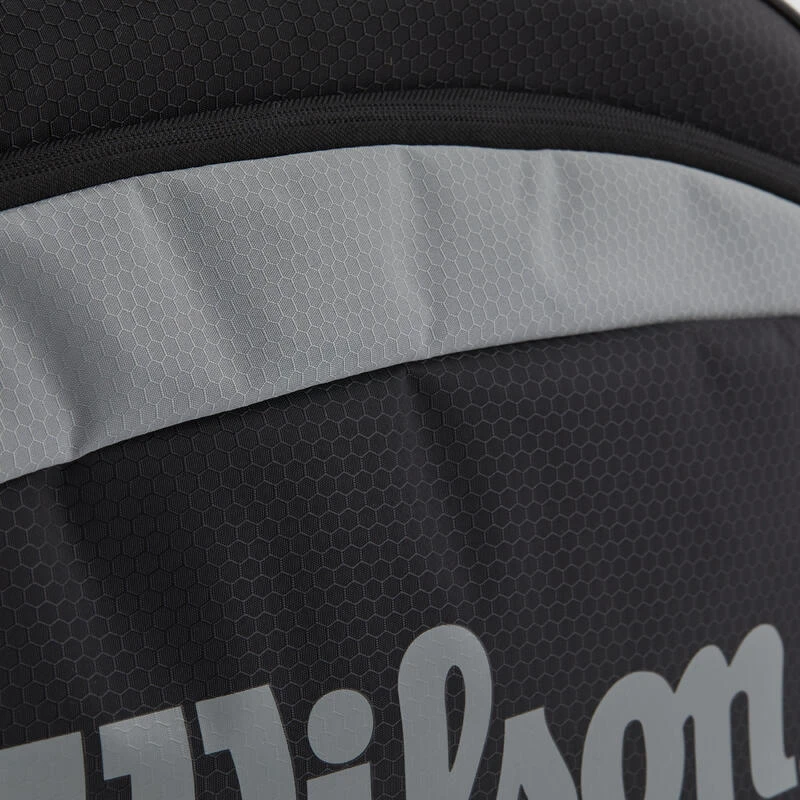 Sac De Tennis - Wilson RF TEAM 6 Raquettes Roger Federer Noir Gris â Image 5