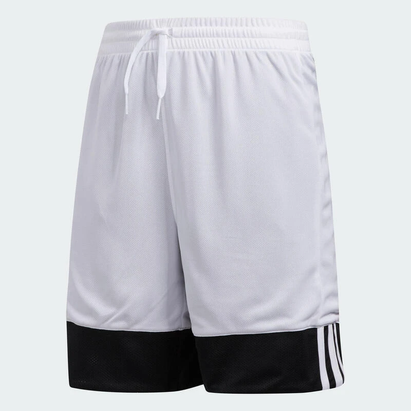SHORT BASKETBALL SANS MANCHE 3G SPEED REVERSIBLE ADIDAS ENFANT NOIR/BLANC â Image 2