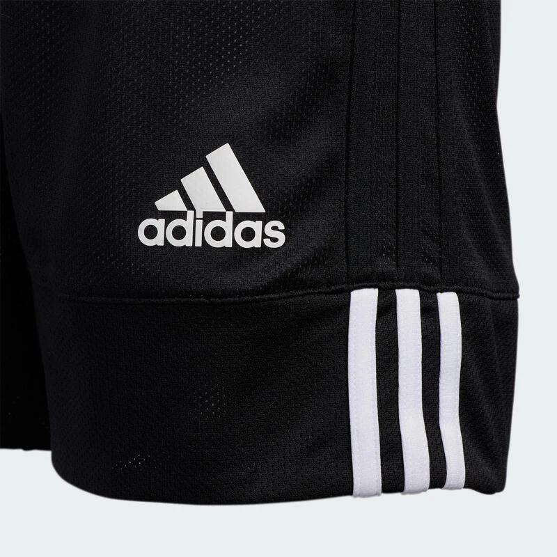SHORT BASKETBALL SANS MANCHE 3G SPEED REVERSIBLE ADIDAS ENFANT NOIR/BLANC â Image 5