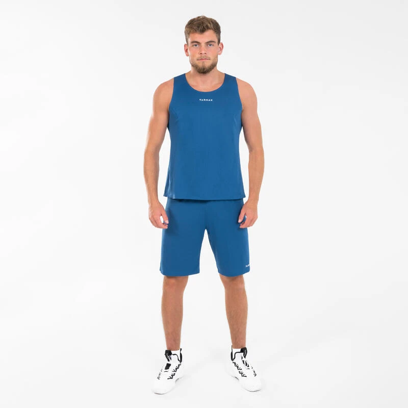 SHORT DE BASKETBALL HOMME/FEMME - SH100 BLEU â Image 4
