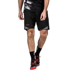 Short De Handball Homme H500 Noir/gris