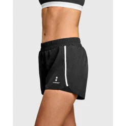 Short D'EntraĂźnement Tennis/Padel Femme - Noir