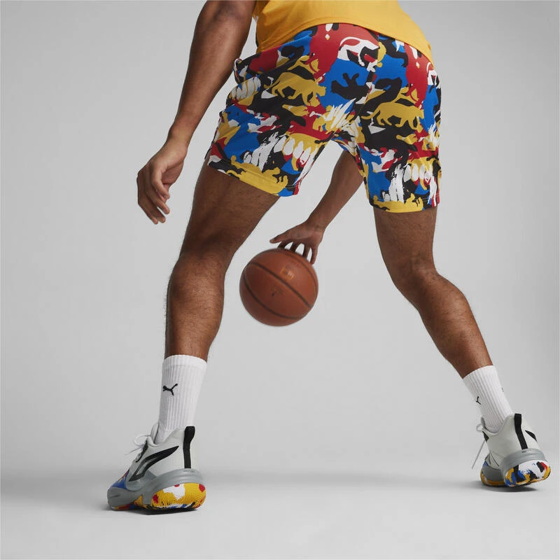 Short Winners Circle PUMA HOOPS PUMA Black Aop â Image 5