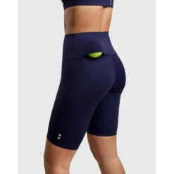 Smart Legging Short De Tennis/Padel Avec Poche à Balle Femme - Marine Bleu