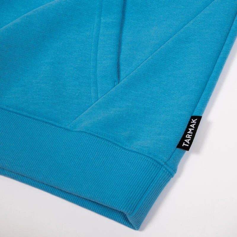 SWEAT DE BASKETBALL A CAPUCHE ENFANT - H100 BLEU CLAIR â Image 3