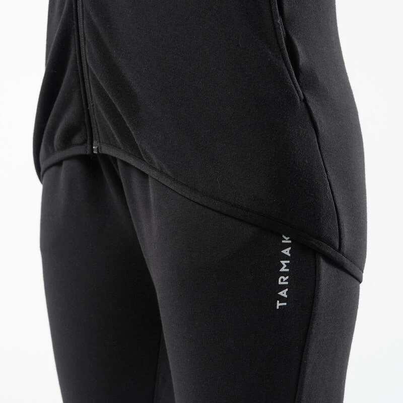 SWEAT DE BASKETBALL A CAPUCHE ZIPPE FEMME - J500 NOIR â Image 4