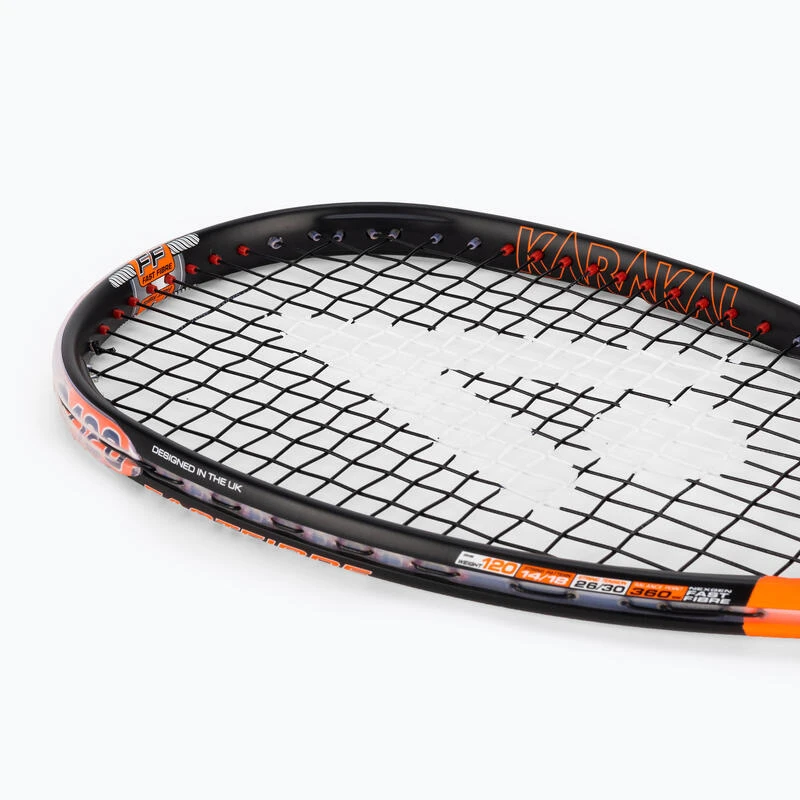 KARAKAL T Pro 120 (2022) Adulte Raquette De Squash - Noir/Rouge â Image 5