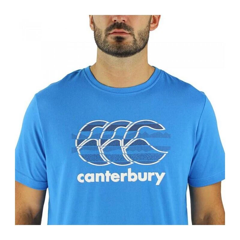 T-SHIRT BLEU - CCC LOGO TEE - ADULTE - CANTERBURY â Image 3