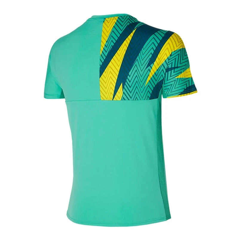 T-shirt De Tennis Vert Homme Mizuno Tennis Shadow â Image 2