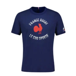 Le Coq Sportif T-SHIRT FANWEAR BLEU ENFANT FRANCE RUGBY
