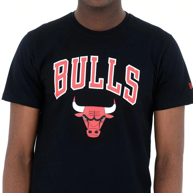 NEW ERA T-shirt NBA Manches Courtes Homme/femme Chicago Bulls - Noir â Image 3