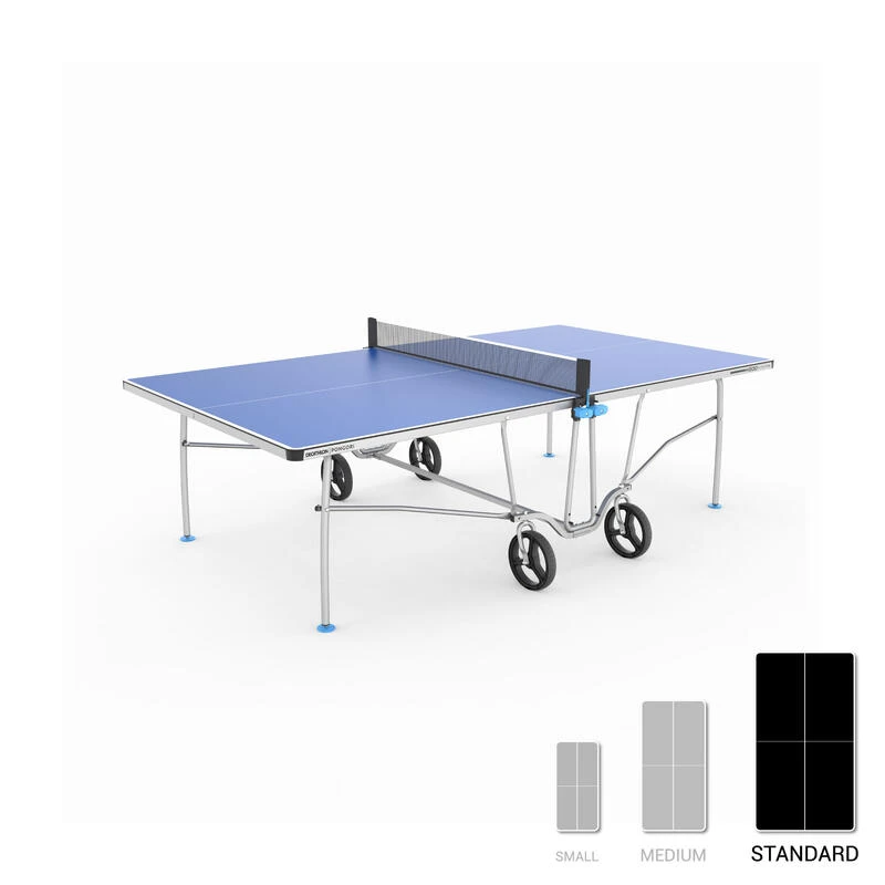TABLE DE PING PONG EXTĂRIEURE PPT 500.2 BLEUE â Image 4